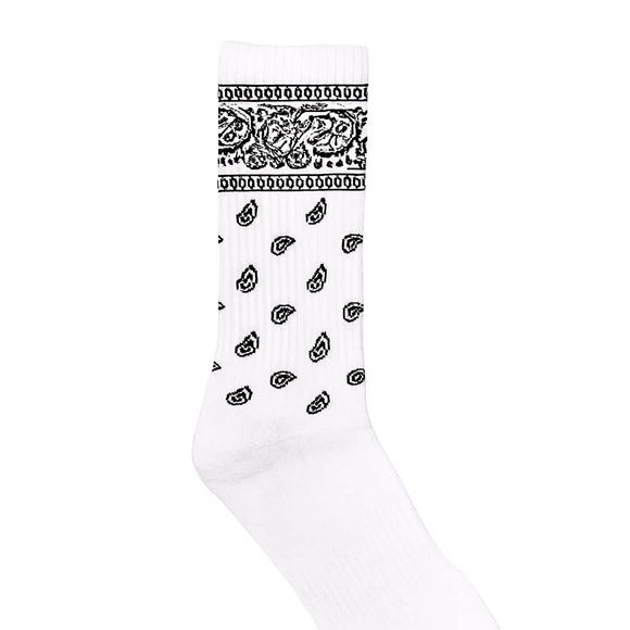 White Bandana socks - Picture 1 of 1